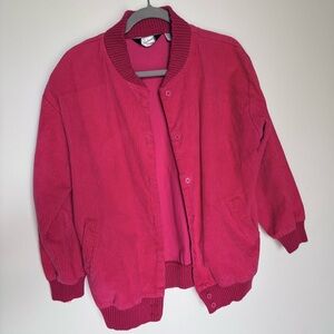 Vintage Corduroy Bomber Jacket